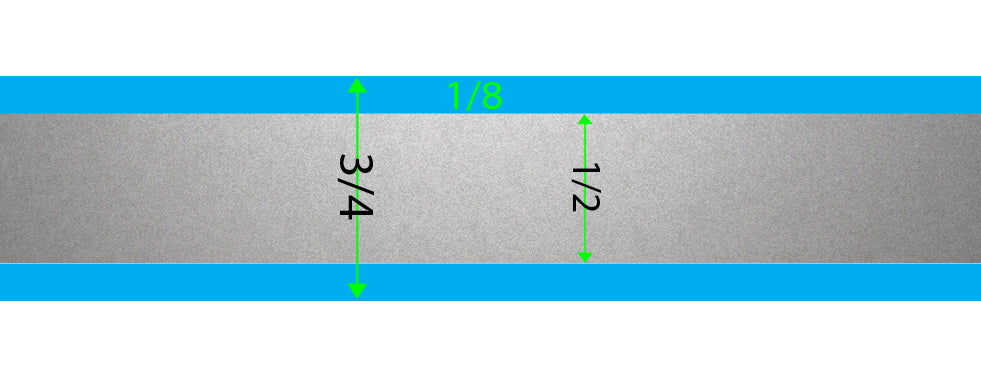 Pin Stripe Silver Burnished 50' PinStriping Roll Decal Tape