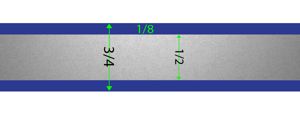 Pin Stripe Silver Burnished 50' PinStriping Roll Decal Tape