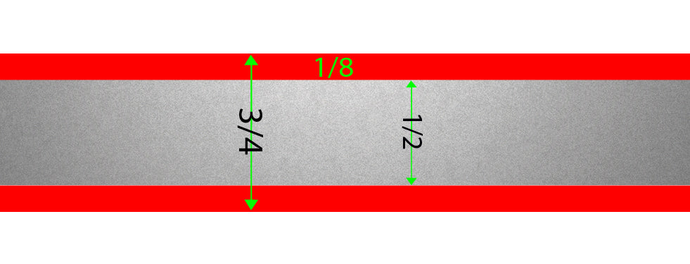 Pin Stripe Silver Burnished 50' PinStriping Roll Decal Tape
