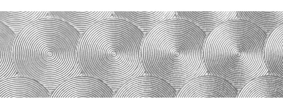 Pin Stripe Silver Large Engine Turn 50' PinStriping Roll Decal Tape